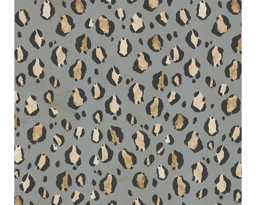 A.S. CRÉATION Vliesbehang 78216-2 Anna d´Andrea dieren grijs zwart beige Behang met luipaardprint