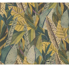 Bladeren behangpatroon