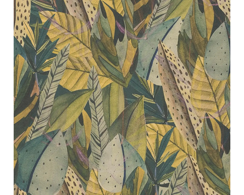 Bladeren behangpatroon