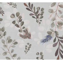Behang met bladerpatroon