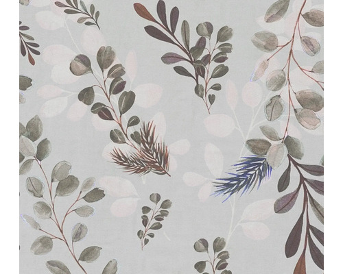 A.S. CRÉATION Vliesbehang 78221-2 Anna d´Andrea bladeren bloemen blauw grijs groen Behang met bladerpatroon