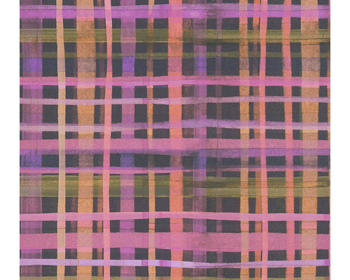 Behang met streepjesmotief