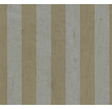 Behang met textielpatroon en strepen