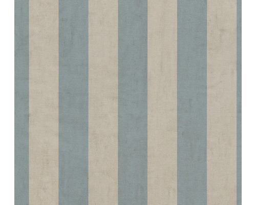 A.S. CRÉATION Vliesbehang 78226-3 Anna d´Andrea strepen beige blauw Behang met gestreept patroon