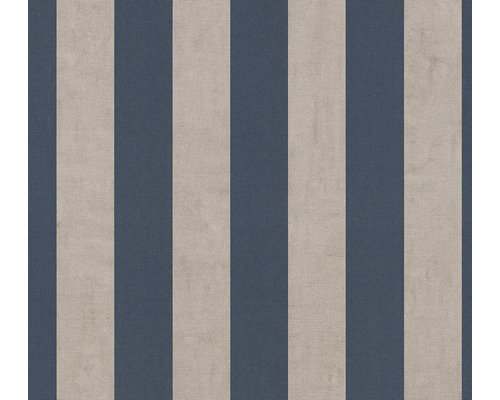 A.S. CRÉATION Vliesbehang 78226-5 Anna d´Andrea strepen beige blauw Behang met streepmotief