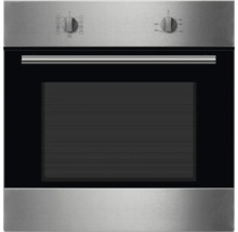 Roestvrijstalen inbouwoven met temperatuurregelaar en functieknop