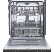 Open vaatwasser met twee spoelbakken