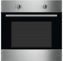 Roestvrijstalen inbouwoven met temperatuurregelaar en functieknop