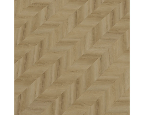 Houten vloer in visgraatmotief