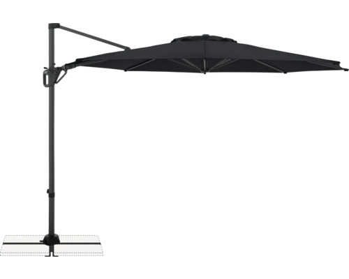 Vrijhangende parasol met voet