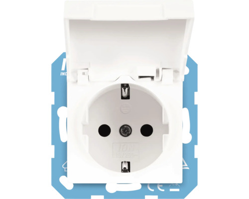 Stopcontact met klapdeksel