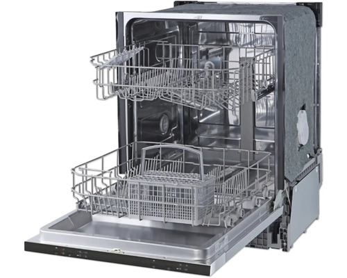 Open vaatwasser met vaatwaskorven