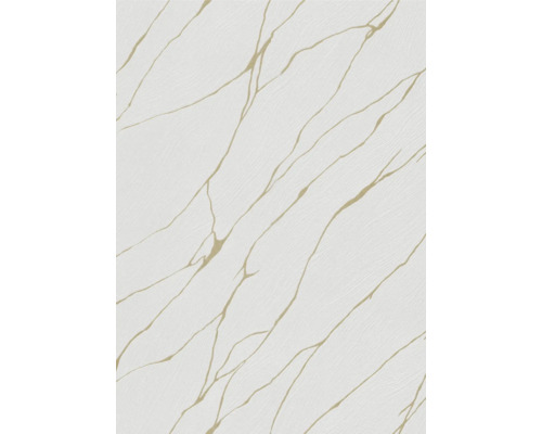 Behang met marmerlook en gouden aders