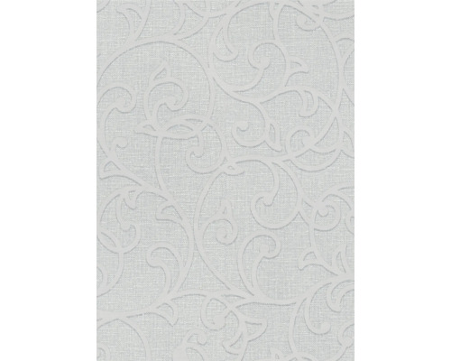 Behang met een bloemrijk wijnrankpatroon