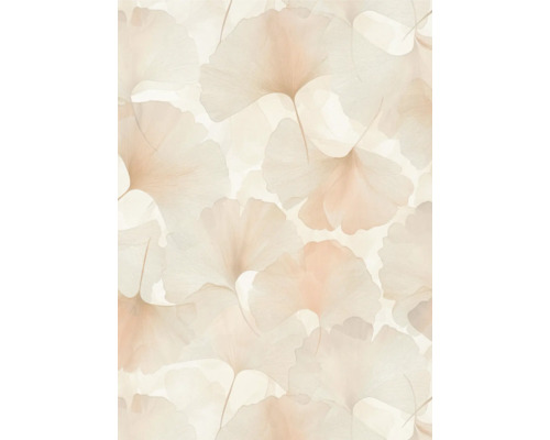 ERISMANN Vliesbehang 12227-05 Elysium bloemen lichtroze Behang met ginkgo bladmotief