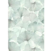 Behang met ginkgobladmotief