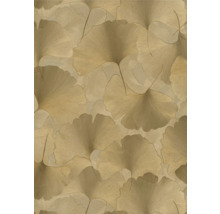 Behang met ginkgobladmotief