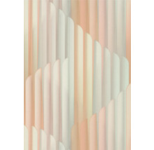 Abstract behangpatroon met verticale strepen en afgeronde uiteinden