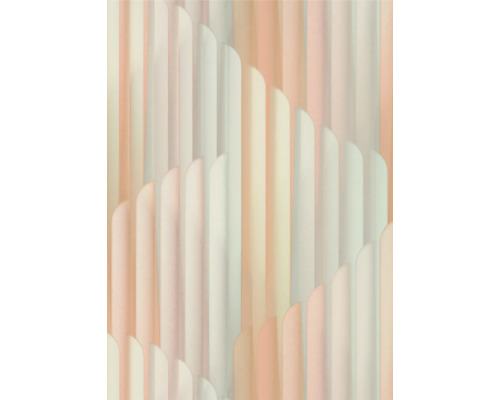 ERISMANN Vliesbehang 10471-05 Elysium grafisch lichtroze Abstract behangpatroon met verticale strepen en afgeronde uiteinden