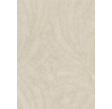 Behang met bladmotief