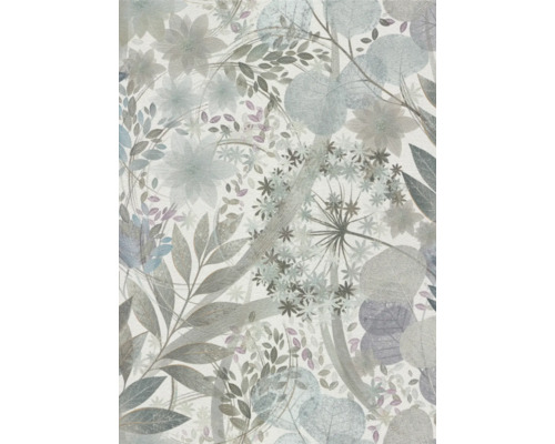ERISMANN Vliesbehang 10506-24 Secret Garden bloemen blauw Behang met plantenmotief voor wanddecoratie
