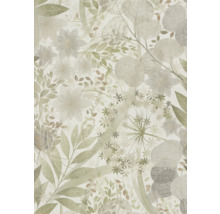 Behang met plantenmotief