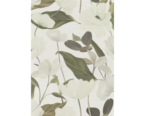ERISMANN Vliesbehang 12240-26 Secret Garden bloemen groen Behang met bloemmotief