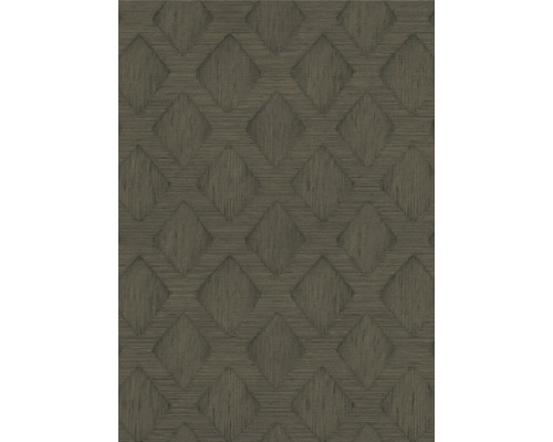 ERISMANN Vliesbehang 10509-36 Secret Garden geometrisch bruin Behang met grafisch ruitpatroon