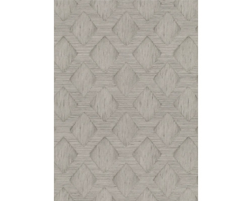 ERISMANN Vliesbehang 10509-37 Secret Garden geometrisch bruin Textielbehang met geometrisch ruitpatroon