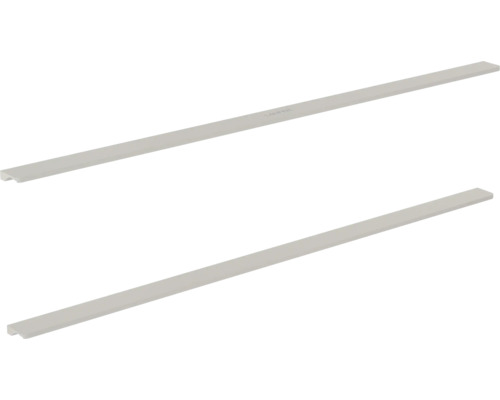 Twee latten voor badkamermeubels