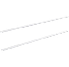 Twee witte ledlichtbalken