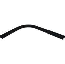 Zwart afdichtprofiel in hoekvorm