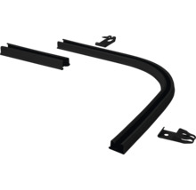 Garagedeur afdichtingsprofiel met bevestigingsklemmen