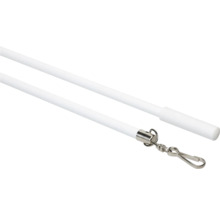 Gordijnroede van kunststof met accessoires