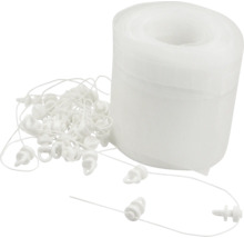 Insectenwerend gaas op rol met bevestigingsclips