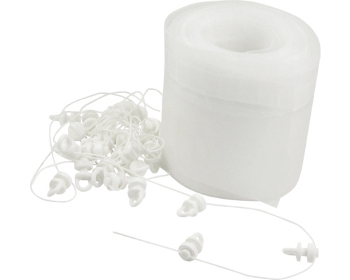 Insectenwerend gaas op rol met bevestigingsclips