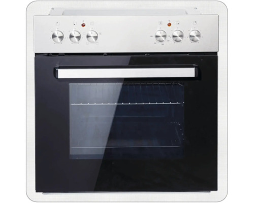 Oven met bedieningsknoppen en glazen deur