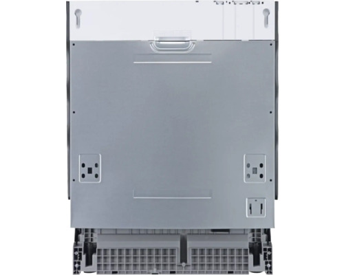 Achterkant van een vaatwasser met verstelbare poten