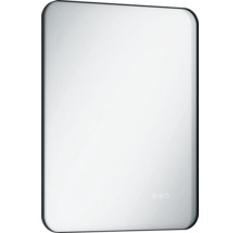 Rechthoekige spiegel met afgeronde hoeken voor de badkamer