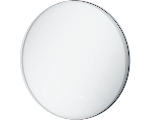 LAUFEN Badkamerspiegel met verlichting Lida chroom Ø60 cm Ronde badkamerspiegel