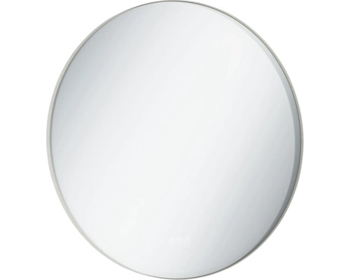 LAUFEN Badkamerspiegel met verlichting Lida fume Ø80 cm Ronde spiegel voor wandmontage