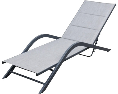 Tuinligstoel met armleuningen