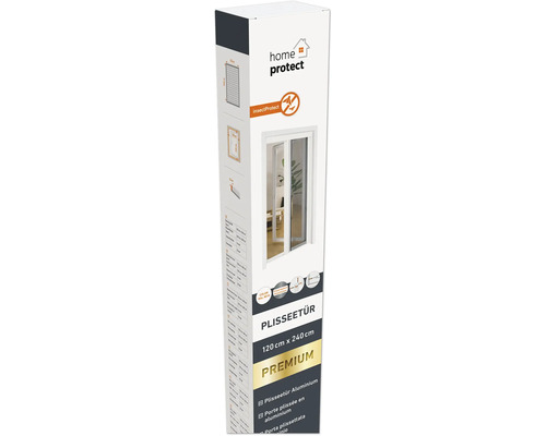 Verpakking van een Home Protect insectenhor plissédeur 120 x 240 cm