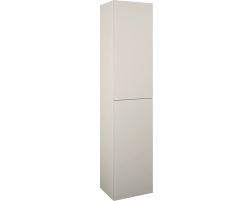 LAUFEN Hoge badkamerkast Lida 180x40x35,2 cm mat fume Hoge kast met twee deuren voor badkamer