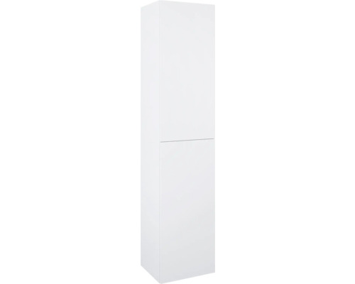 LAUFEN Hoge badkamerkast Lida 180x40x35,2 cm wit hoogglans Witte hoge kast met twee deuren voor de badkamer