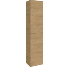 Hoge houten kast voor badkamer