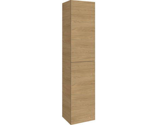 LAUFEN Hoge badkamerkast Lida 180x40x35,2 cm casella light Hoge houten kast voor badkamer