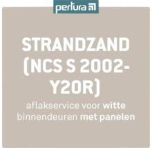 Perfura Logo, Kleurcode Strandzand NCS S 2002-Y20R, lakservice voor witte binnendeuren met panelen