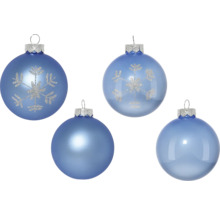 Decoratieve kerstballen met sneeuwvlokpatroon voor feestelijke decoraties