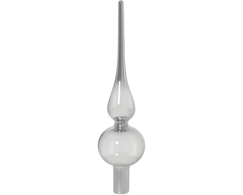 Glazen kerstboom piek